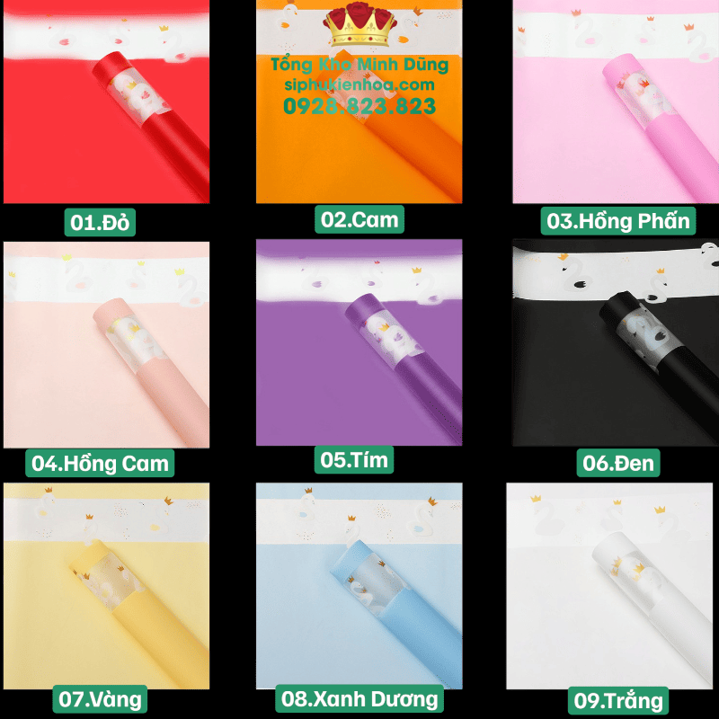 Giấy 1 Mặt Họa Tiết Thiên Nga Cao Cấp - Sỉ Phụ Kiện Hoa Giấy 1 Mặt Họa Tiết Thiên Nga Cao Cấp - Ảnh 2