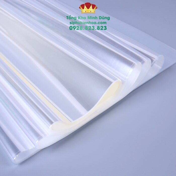 Giấy Kiếng Trơn Trong Suốt Gói Hoa Cao Cấp