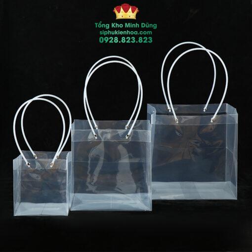 Túi Nhựa Vuông Đựng Hoa Cao Cấp (Set 10 Cái)