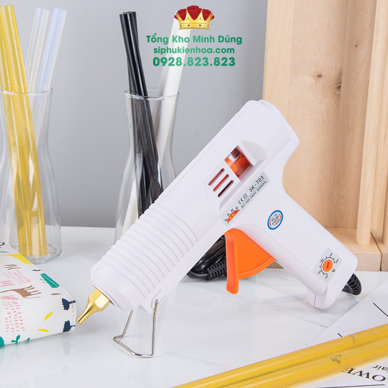 Súng Bắn Keo Chỉnh Nhiệt Cao Cấp (Mẫu Mới) - Sỉ Phụ Kiện Hoa Súng Bắn Keo Chỉnh Nhiệt Cao Cấp (Mẫu Mới) - Ảnh 2