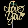 Toper Chữ Love You Cao Cấp (1 Bịch 10 Cái)