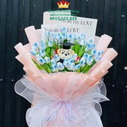 Set 10 Bông Tuylip Nụ Cao Cấp - Sỉ Phụ Kiện Hoa Set 10 Bông Tuylip Nụ Cao Cấp - Ảnh 3