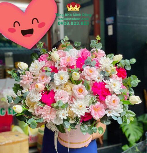 Đầu Bông Hoa Cúc Dalia Cao Cấp ( Hộp 25 Bông) - Ảnh 5