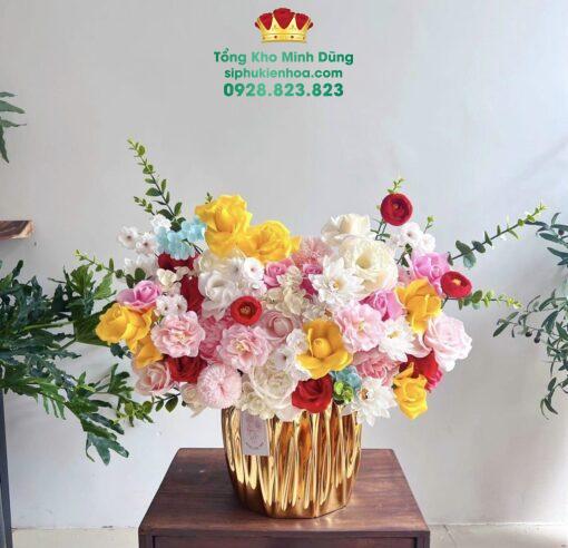 Đầu Bông Hoa Cúc Dalia Cao Cấp ( Hộp 25 Bông) - Ảnh 2