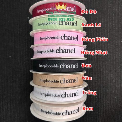 Ruy Băng Chữ Chanel Gân Cao Cấp - Ảnh 2