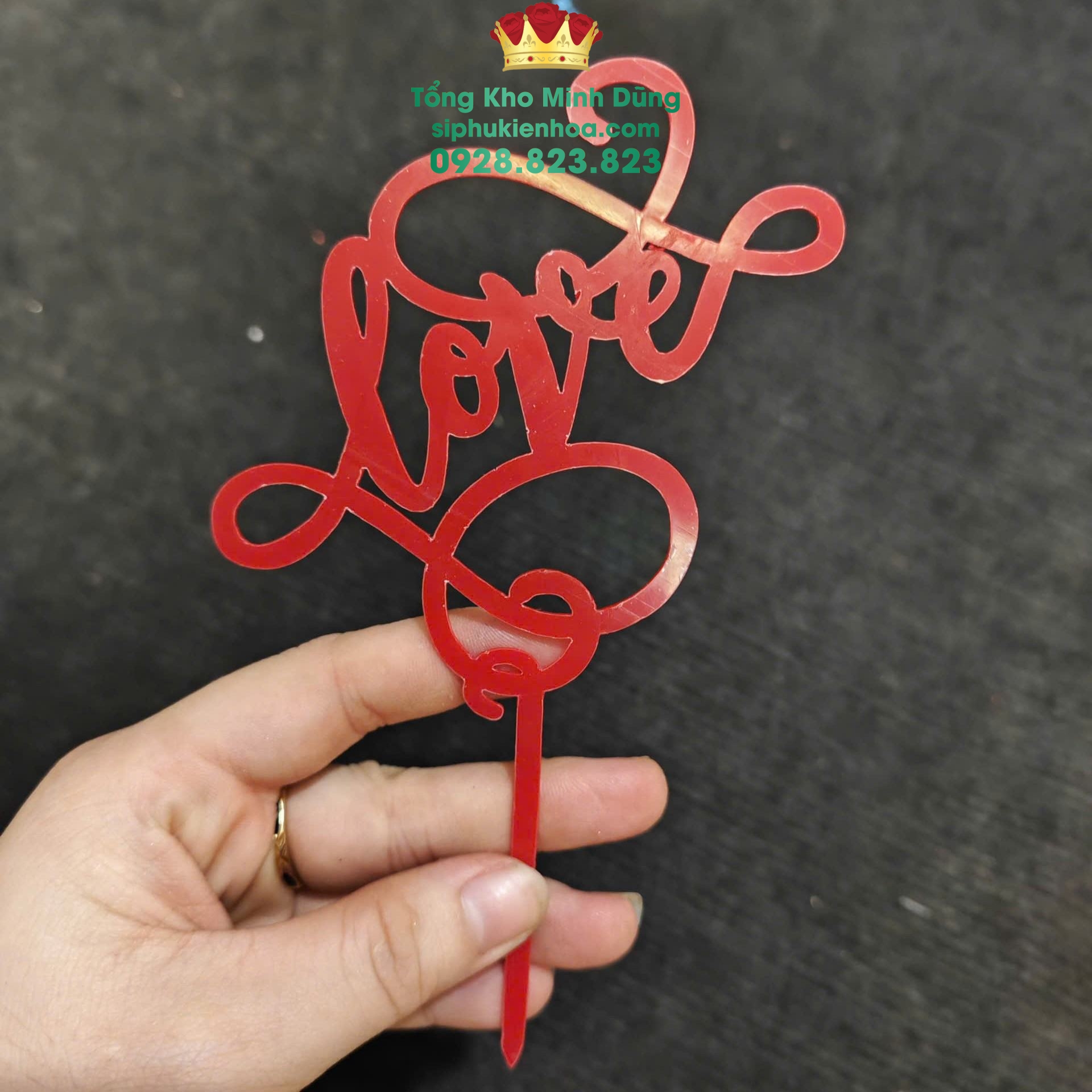 Toper Chữ Nhựa Cao Cấp (Set 10 Cái) - Sỉ Phụ Kiện Hoa Toper Chữ Nhựa Cao Cấp (Set 10 Cái) - Ảnh 2