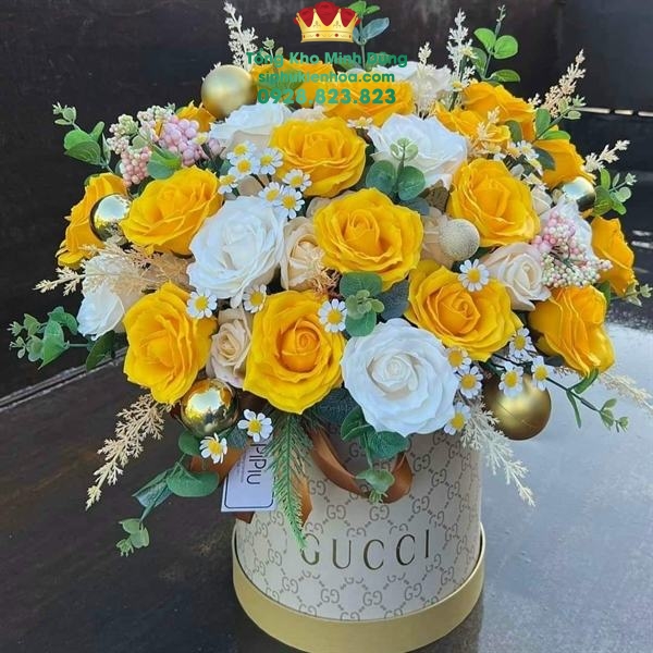 Đầu Bông 7L Cánh Tim Cao Cấp (Hộp 25Bông) - Sỉ Phụ Kiện Hoa Đầu Bông 7L Cánh Tim Cao Cấp (Hộp 25Bông) - Ảnh 2