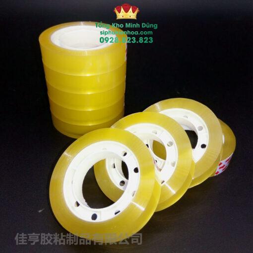 Băng Keo Nhỏ Vàng Cao Cấp (Lốc 12C) - Ảnh 3