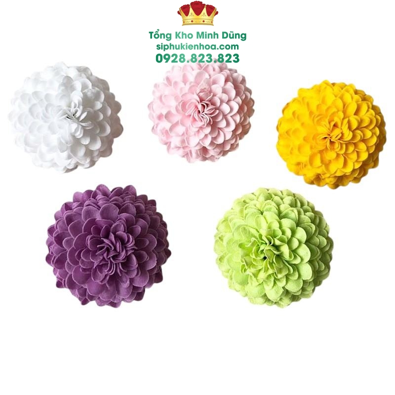 Đầu Bông Hoa Pingpong Nhỏ Cao Cấp (Hộp 28 Bông) - Sỉ Phụ Kiện Hoa Đầu Bông Hoa Pingpong Nhỏ Cao Cấp (Hộp 28 Bông) - Ảnh 2