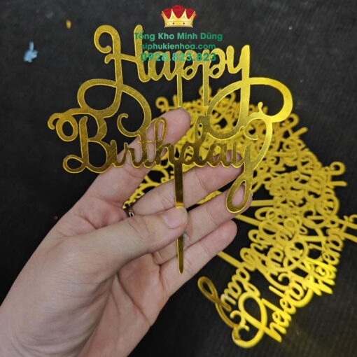 Toper Chữ Nhựa Cao Cấp (Set 10 Cái) - Ảnh 3