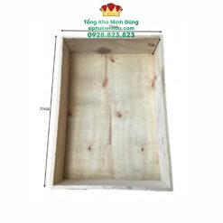 Khay Gỗ Trơn - Set 10 cái