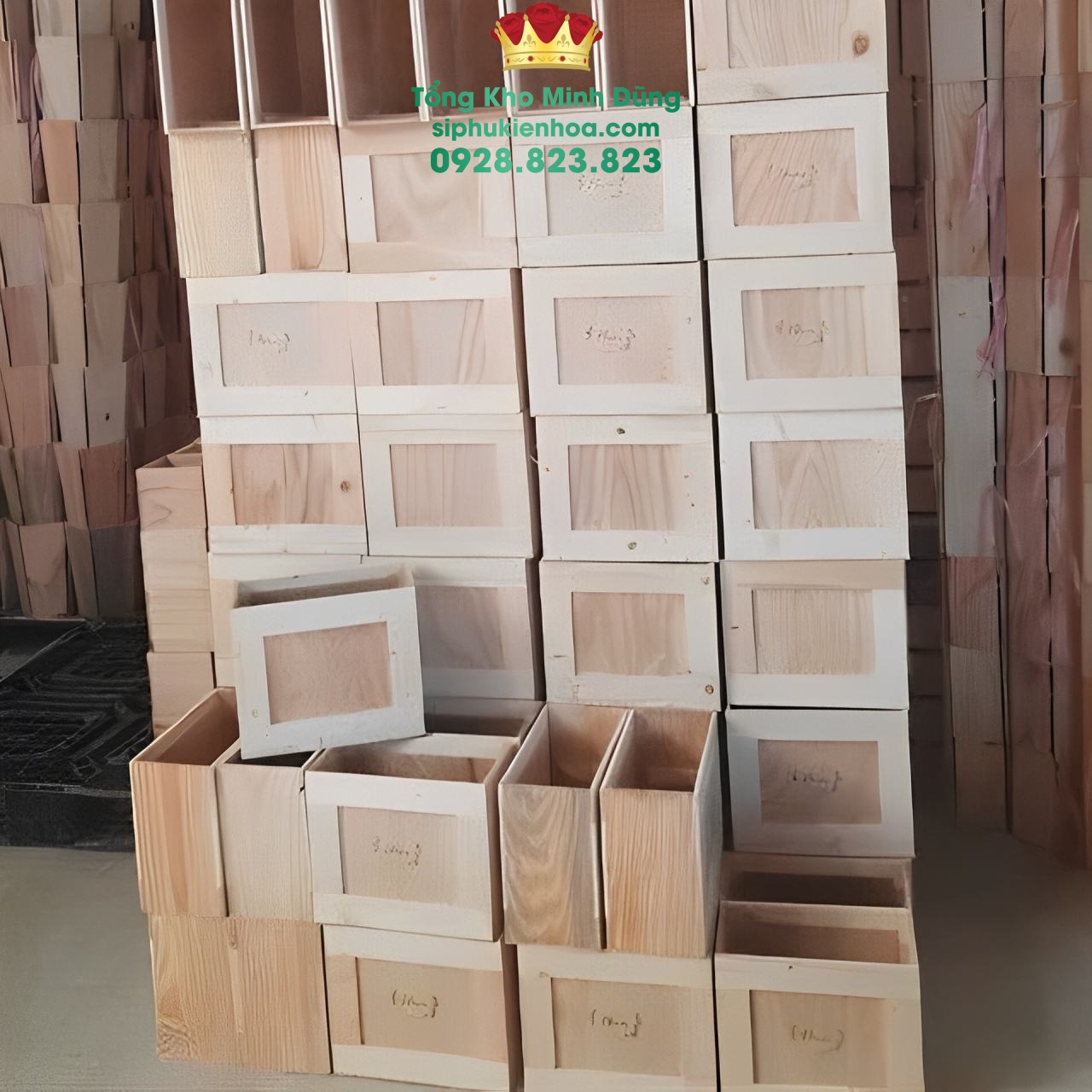 Chậu Gỗ Cắm Hoa Lớn Cao Cấp - Sỉ Phụ Kiện Hoa Chậu Gỗ Cắm Hoa Lớn Cao Cấp - Ảnh 2