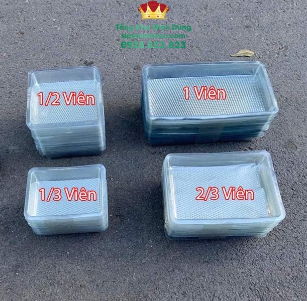 Khay Đựng Xốp Bằng Nhựa Cao Cấp (Set 100 Cái 2 Cục) - Sỉ Phụ Kiện Hoa Khay Đựng Xốp Bằng Nhựa Cao Cấp (Set 100 Cái 2 Cục)