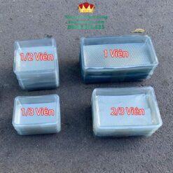 Khay Đựng Xốp Bằng Nhựa Cao Cấp (Set 100 Cái 2 Cục)