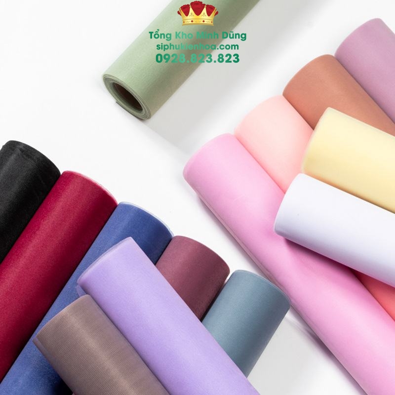 Cuộn Lưới Mịn 10 Yard Cao Cấp (Cuộn Lớn) - Sỉ Phụ Kiện Hoa Cuộn Lưới Mịn 10 Yard Cao Cấp (Cuộn Lớn)