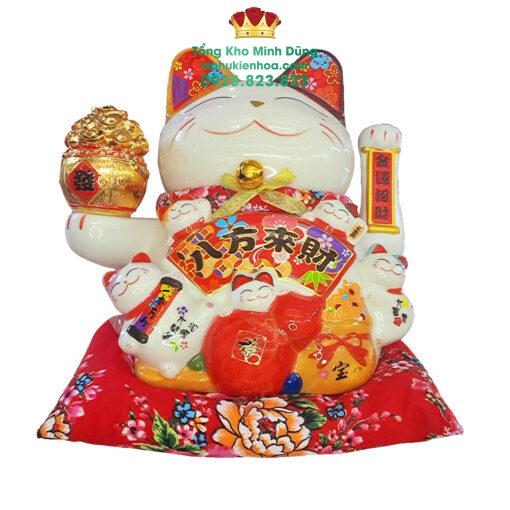 Mèo Thần Tài May Mắn Size 25cm