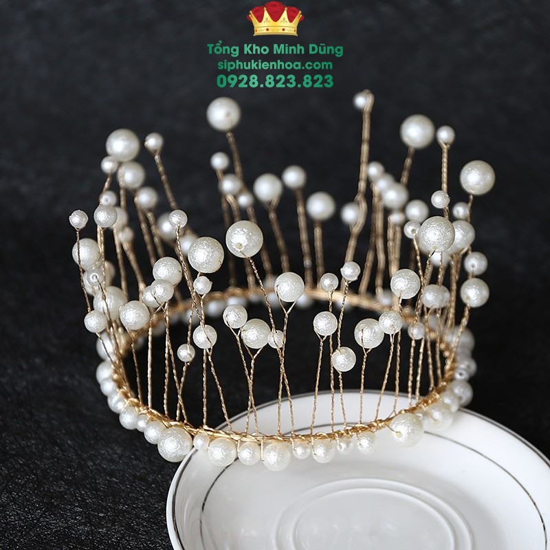 Vương Miện Cao Cấp Size Lớn Cao Cấp - Sỉ Phụ Kiện Hoa Vương Miện Cao Cấp Size Lớn Cao Cấp - Ảnh 3