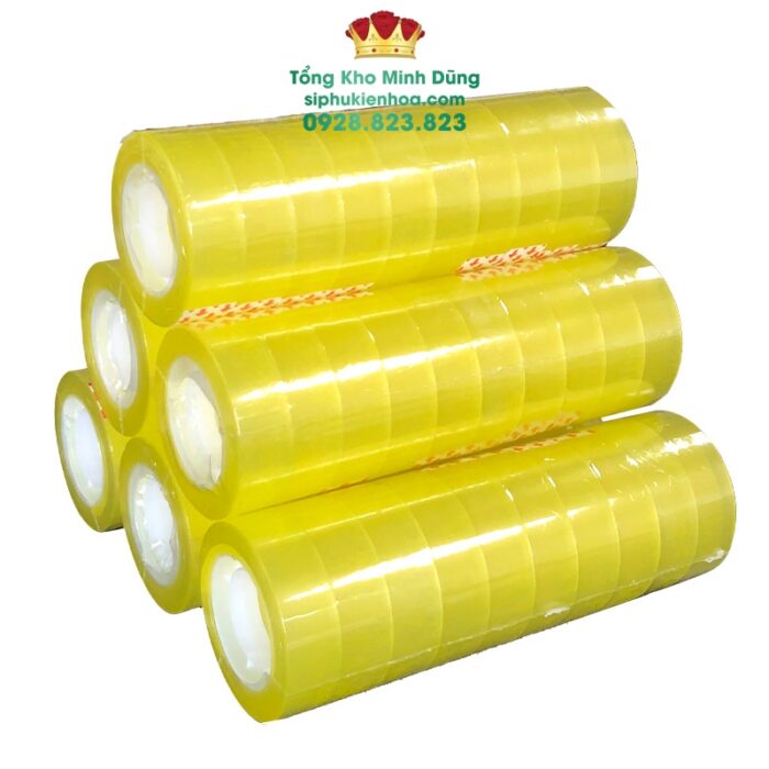 Băng Keo Nhỏ Vàng Cao Cấp (Lốc 12C)