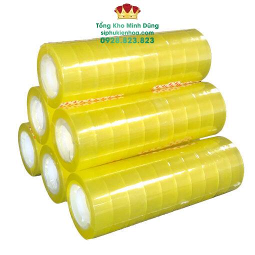 Băng Keo Nhỏ Vàng Cao Cấp (Lốc 12C)