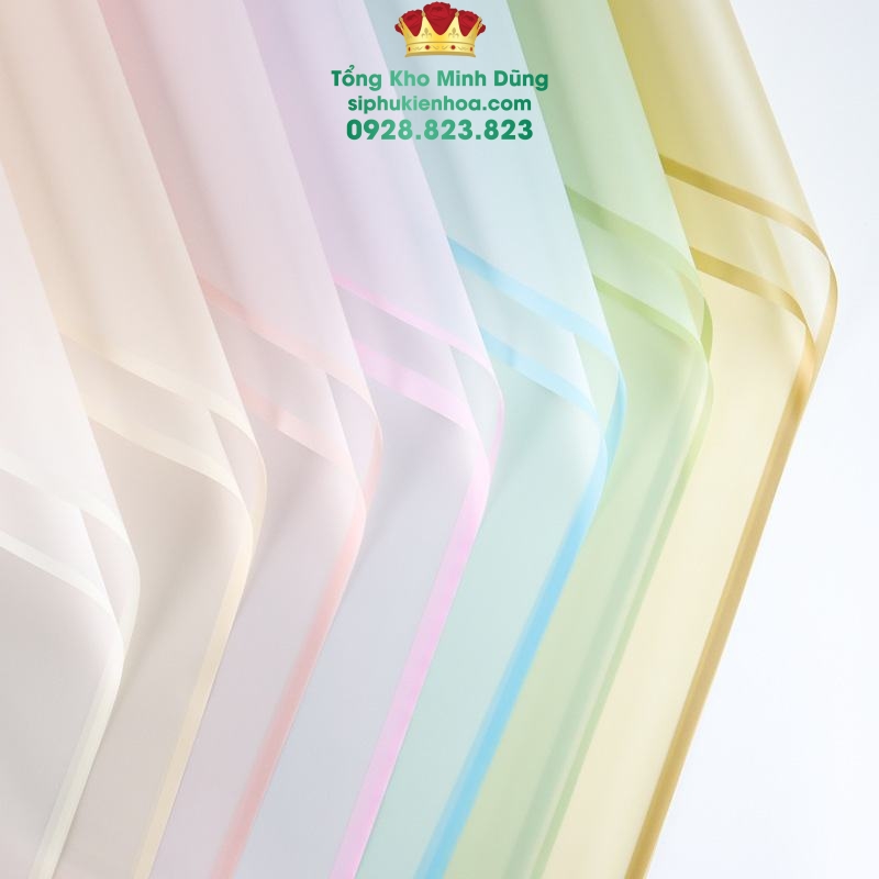 Giấy 1 Mặt Họa Tiết Viền Mờ Cao Cấp - Sỉ Phụ Kiện Hoa Giấy 1 Mặt Họa Tiết Viền Mờ Cao Cấp - Ảnh 3