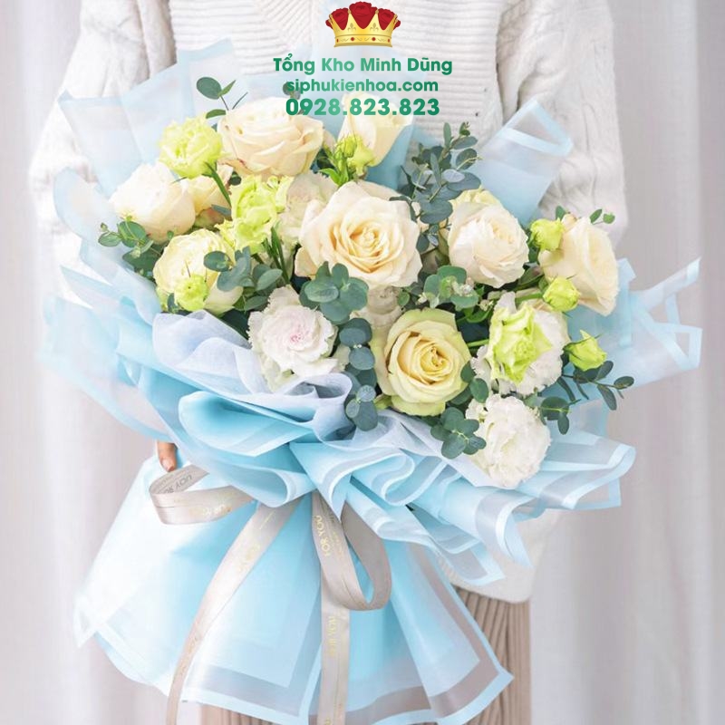 Giấy 1 Mặt Họa Tiết Viền Rộng Cao Cấp - Sỉ Phụ Kiện Hoa Giấy 1 Mặt Họa Tiết Viền Rộng Cao Cấp - Ảnh 4