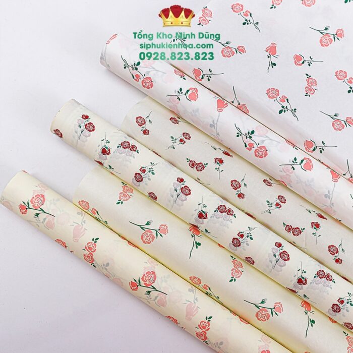 Giấy Nến Hoa Hồng Cao Cấp