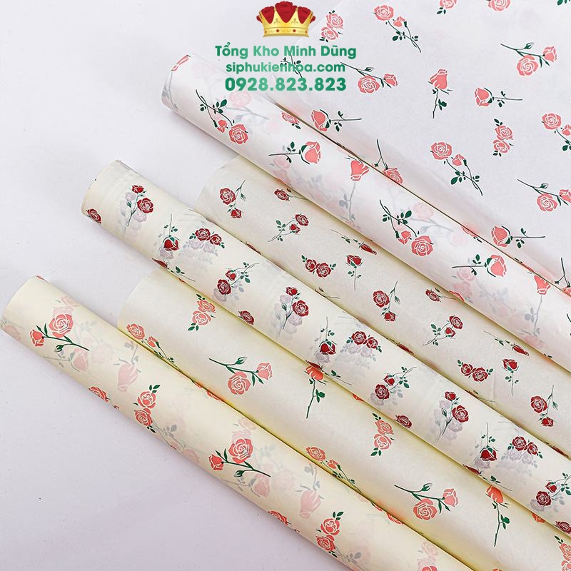 Giấy Nến Hoa Hồng Cao Cấp - Sỉ Phụ Kiện Hoa Giấy Nến Hoa Hồng Cao Cấp