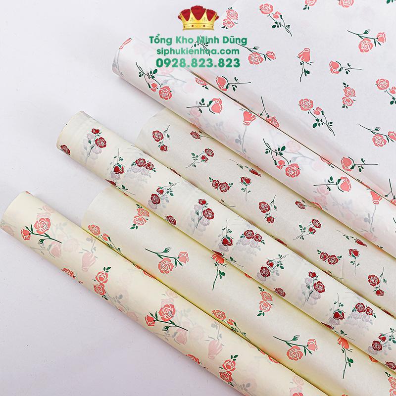 Giấy Nến Hoa Hồng Cao Cấp