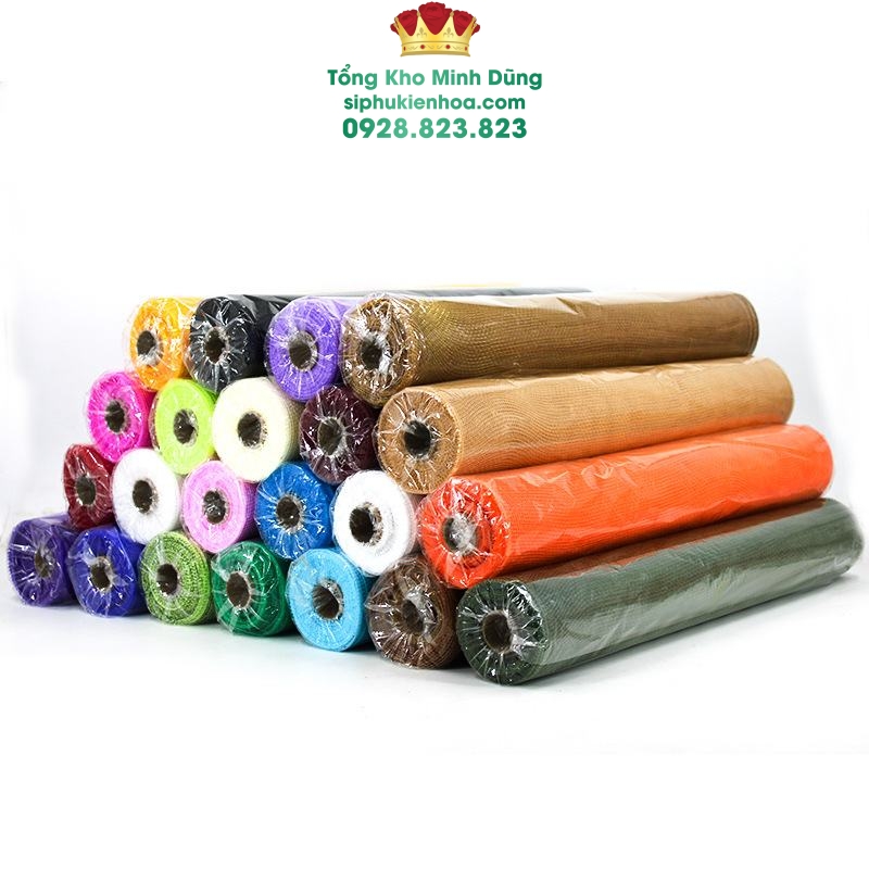 Cuộn Lưới Cứng Cao Cấp - Sỉ Phụ Kiện Hoa Cuộn Lưới Cứng Cao Cấp - Ảnh 2