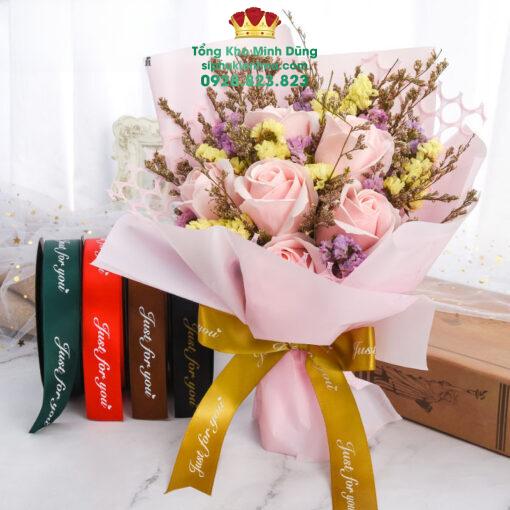 Ruy Băng Lụa Chữ 2,5Cm Just For You Cao Cấp - Ảnh 2