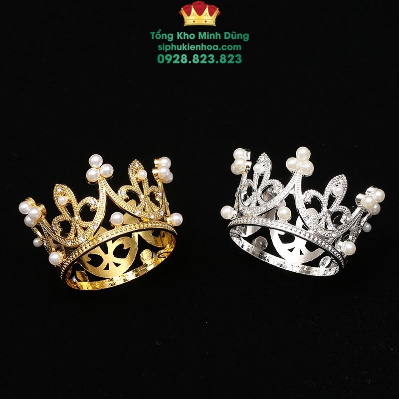 Set 5 Vương Miện Nhỏ Cao Cấp - Sỉ Phụ Kiện Hoa Set 5 Vương Miện Nhỏ Cao Cấp - Ảnh 2