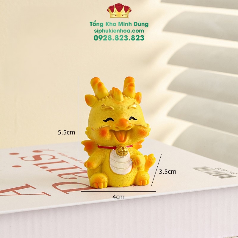 Rồng May Mắn Set 10 Con - Sỉ Phụ Kiện Hoa Rồng May Mắn Set 10 Con