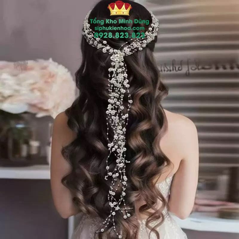 Dây Chuỗi Ngọc Trai Cao Cấp (1 Cuộn) - Sỉ Phụ Kiện Hoa Dây Chuỗi Ngọc Trai Cao Cấp (1 Cuộn) - Ảnh 2