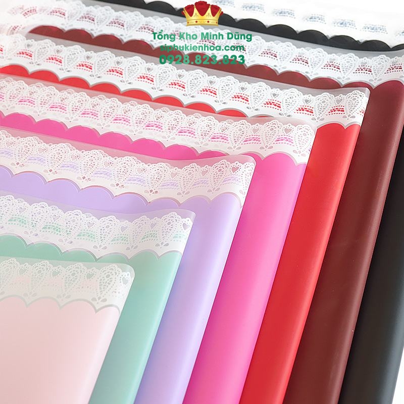 Giấy 1 Mặt Họa Tiết Viền Ren Cao Cấp - Sỉ Phụ Kiện Hoa Giấy 1 Mặt Họa Tiết Viền Ren Cao Cấp - Ảnh 3