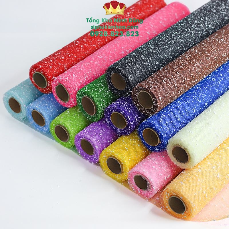 Cuộn Lưới Bọt Tuyết Cao Cấp - Sỉ Phụ Kiện Hoa Cuộn Lưới Bọt Tuyết Cao Cấp - Ảnh 3