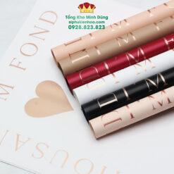 Giáy 1 Mặt Họa Tiết Viền Chữ Love Thousand Cao Cấp