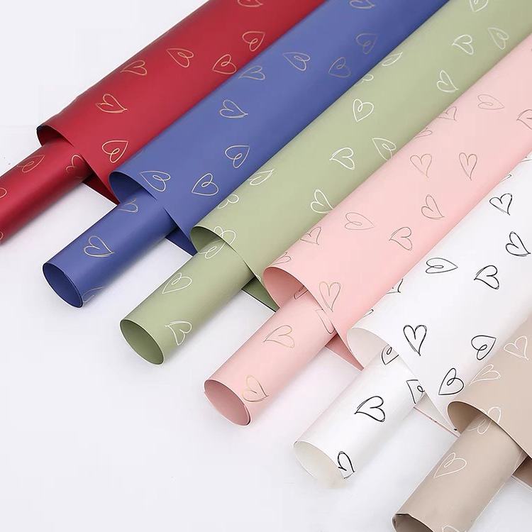 Giấy 1 Mặt Họa Tiết Tim Rỗng Cao Cấp - Sỉ Phụ Kiện Hoa Giấy 1 Mặt Họa Tiết Tim Rỗng Cao Cấp