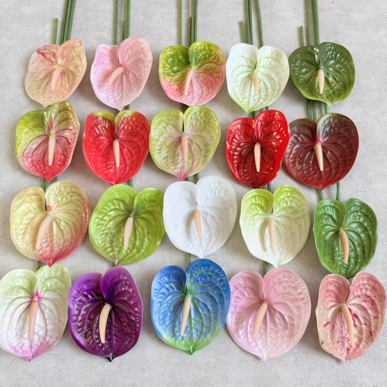 Cành Hoa Môn Cao Su Đẹp Cao Cấp (1 Cành) - Sỉ Phụ Kiện Hoa Cành Hoa Môn Cao Su Đẹp Cao Cấp (1 Cành) - Ảnh 2