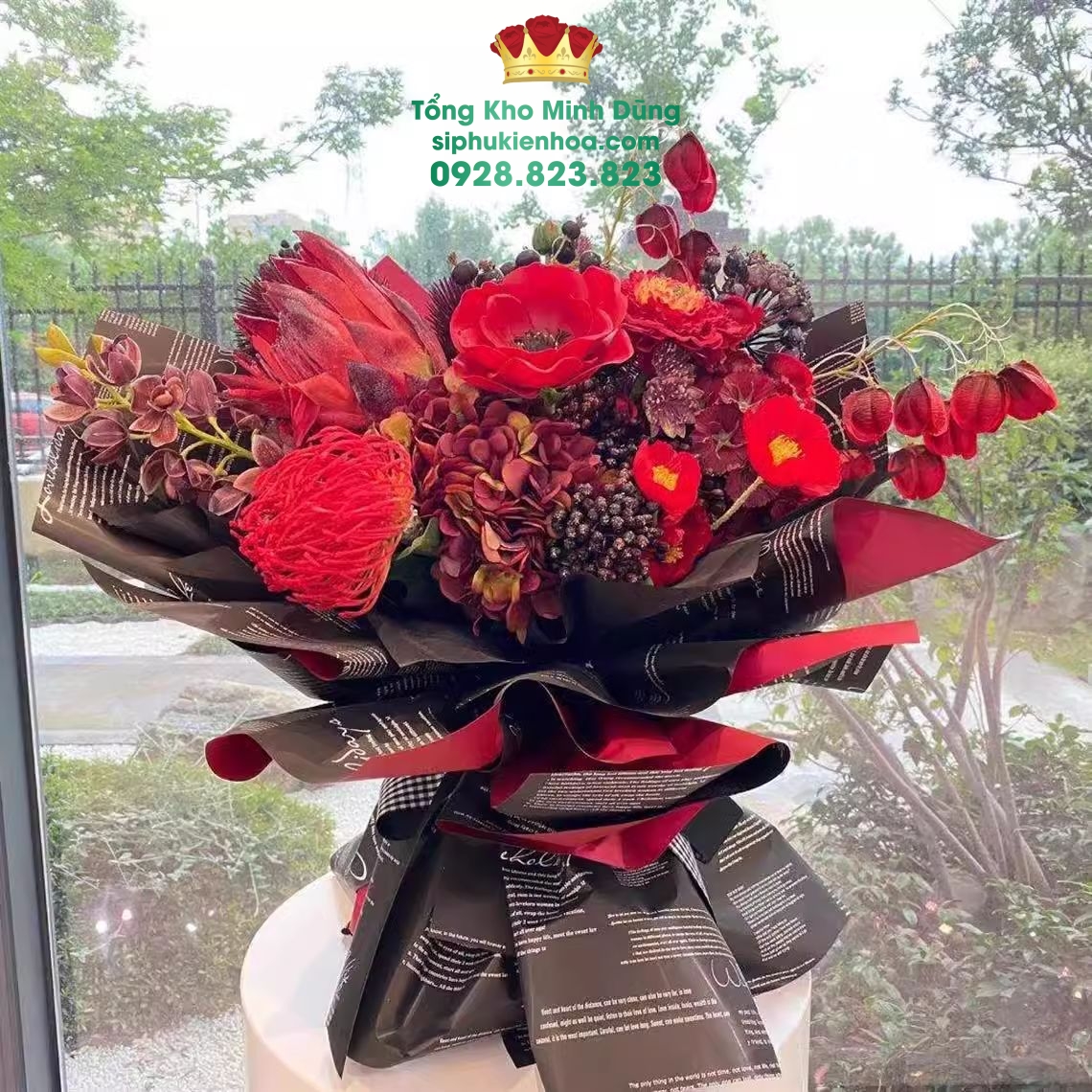 Giấy 2 Mặt Họa Tiết Chữ Nhỏ Cao Cấp - Sỉ Phụ Kiện Hoa Giấy 2 Mặt Họa Tiết Chữ Nhỏ Cao Cấp - Ảnh 2