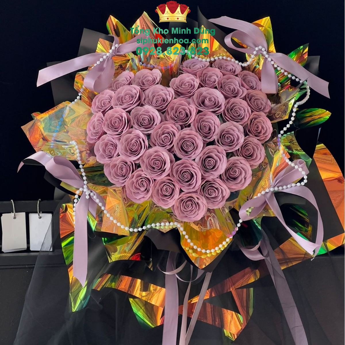 Hoa Sáp 7L Nhuỵ Xoắn Cao Cấp - Sỉ Phụ Kiện Hoa Hoa Sáp 7L Nhuỵ Xoắn Cao Cấp - Ảnh 4