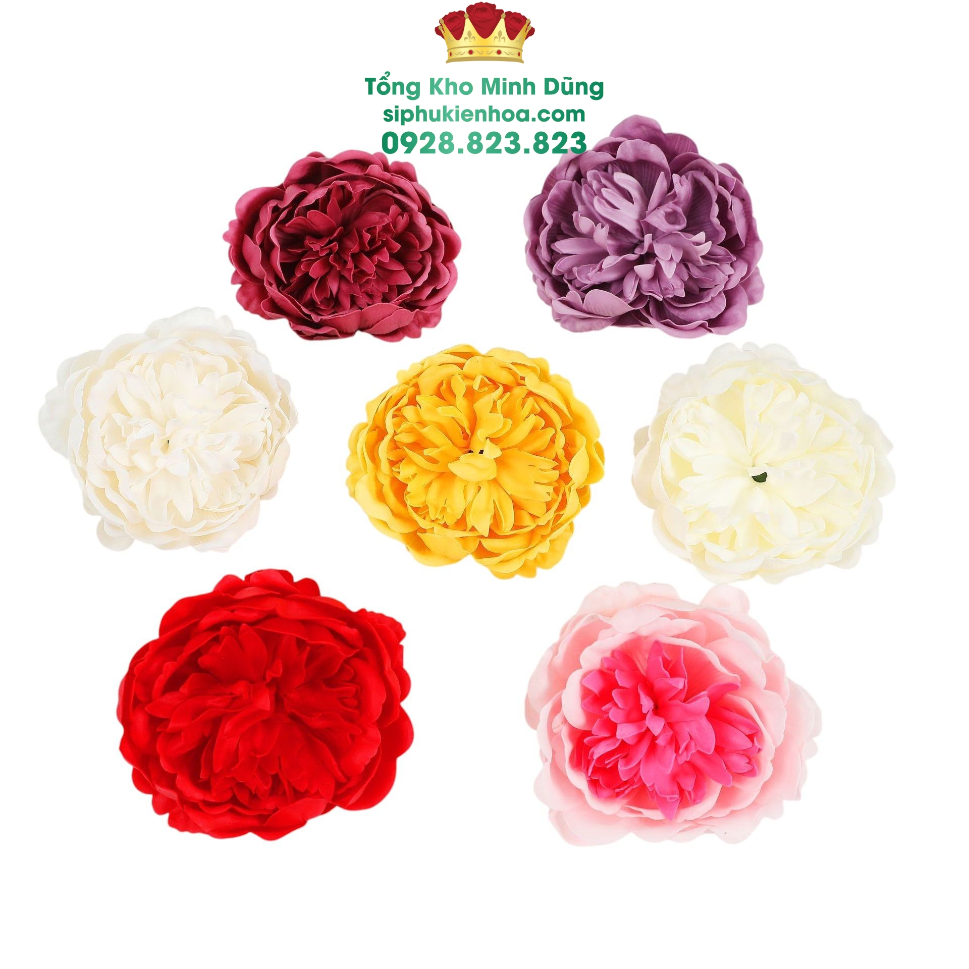 Hoa Mẫu Đơn Cao Cấp (Hộp 9B) - Sỉ Phụ Kiện Hoa Hoa Mẫu Đơn Cao Cấp (Hộp 9B) - Ảnh 2