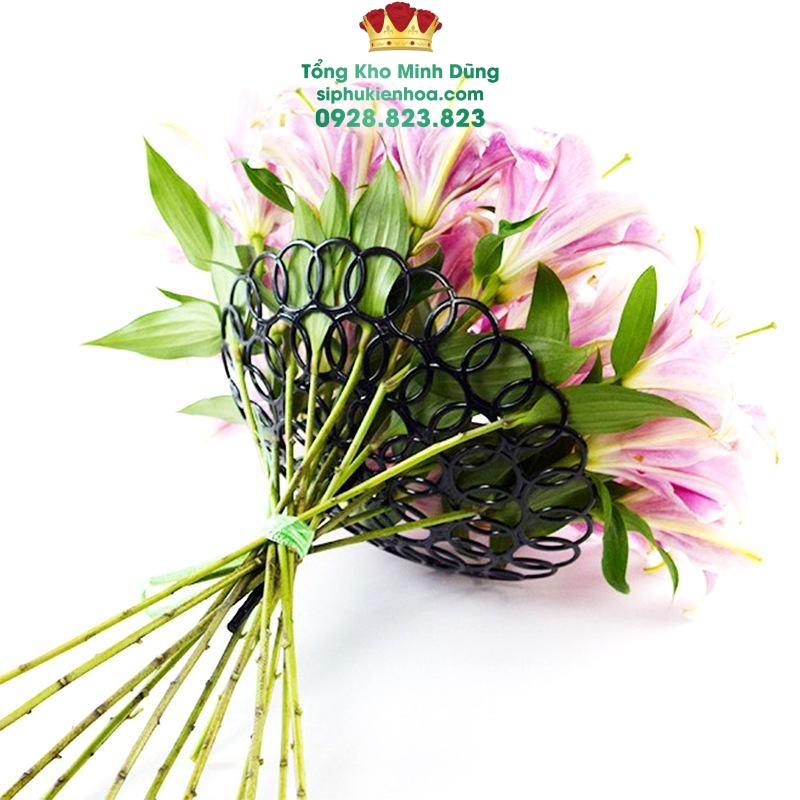 Vĩ Nhựa Tròn Cắm Hoa Cao Cấp (Set 10 Cái) - Sỉ Phụ Kiện Hoa Vĩ Nhựa Tròn Cắm Hoa Cao Cấp (Set 10 Cái) - Ảnh 4