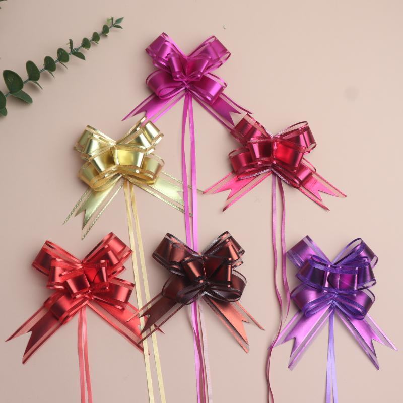 Nơ Rút Voan Cao Cấp (Bịch 10 Cái) - Sỉ Phụ Kiện Hoa Nơ Rút Voan Cao Cấp (Bịch 10 Cái) - Ảnh 2