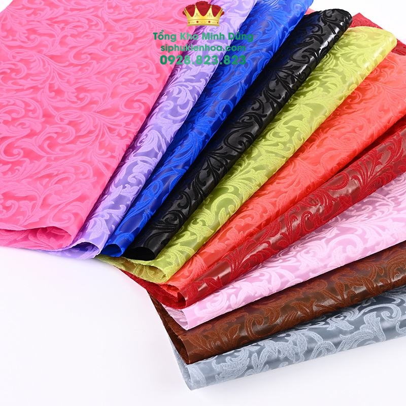 Giấy Gấm Hoạ Tiết Cao Cấp - Sỉ Phụ Kiện Hoa Giấy Gấm Hoạ Tiết Cao Cấp