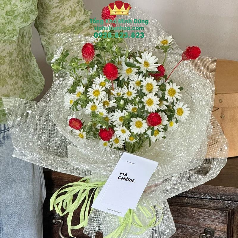 Cuộn Lưới Bọt Tuyết Cao Cấp - Sỉ Phụ Kiện Hoa Cuộn Lưới Bọt Tuyết Cao Cấp - Ảnh 2