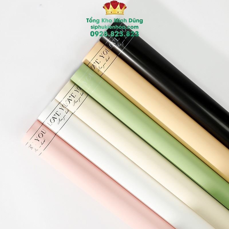 Giấy 2 Mặt Họa Tiết 2 Đầu Love You Cao Cấp - Sỉ Phụ Kiện Hoa Giấy 2 Mặt Họa Tiết 2 Đầu Love You Cao Cấp - Ảnh 2