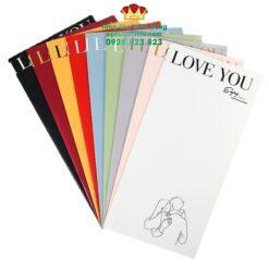 Giấy 2 Mặt Họa Tiết Tình Nhân I Love You Cao Cấp