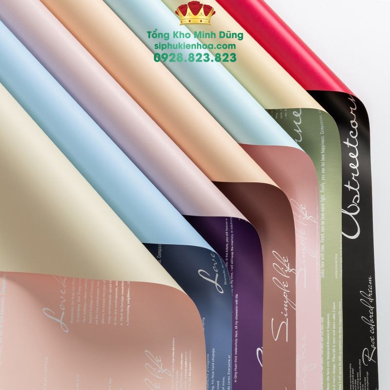 Giấy 2 Mặt Họa Tiết Chữ Nhỏ Cao Cấp - Sỉ Phụ Kiện Hoa Giấy 2 Mặt Họa Tiết Chữ Nhỏ Cao Cấp - Ảnh 3