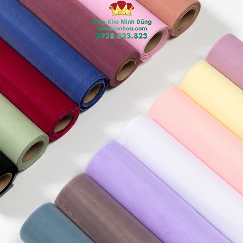 Cuộn Lưới Mịn 10 Yard Cao Cấp (Cuộn Lớn) - Sỉ Phụ Kiện Hoa Cuộn Lưới Mịn 10 Yard Cao Cấp (Cuộn Lớn) - Ảnh 3