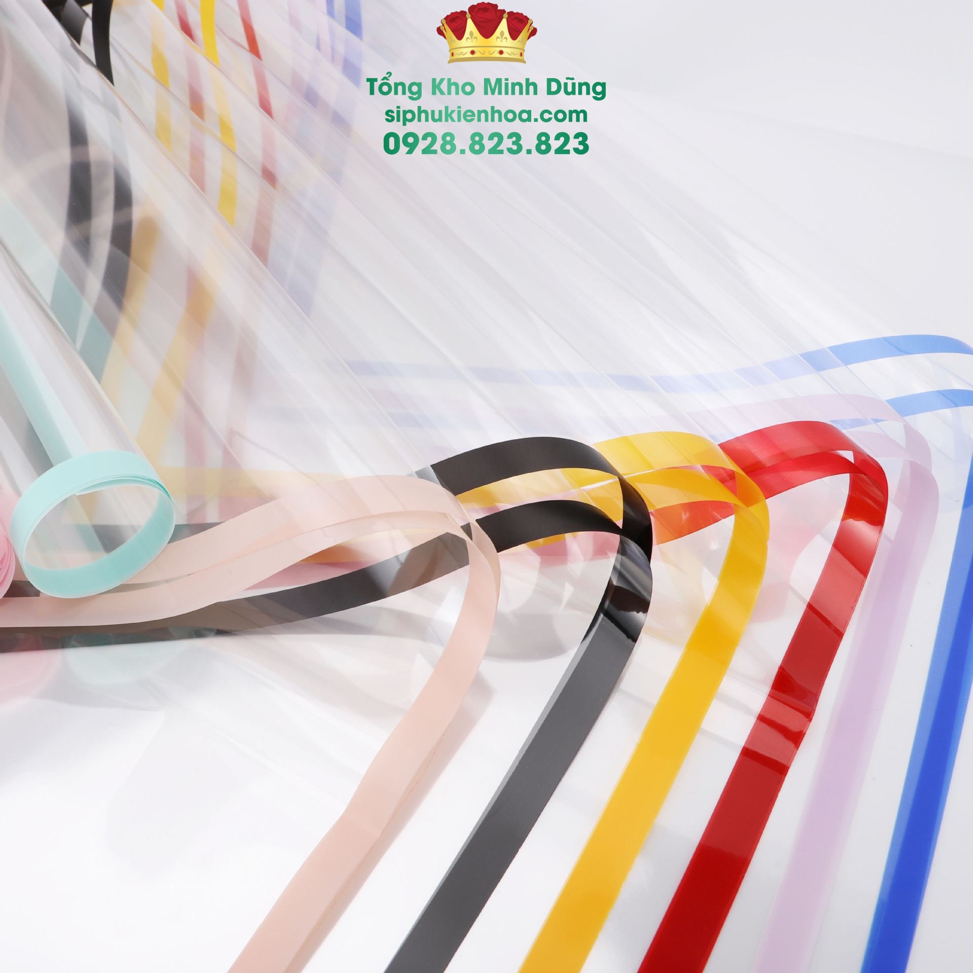 Giấy Kiếng Trong Viền Màu Cao Cấp - Sỉ Phụ Kiện Hoa Giấy Kiếng Trong Viền Màu Cao Cấp - Ảnh 4